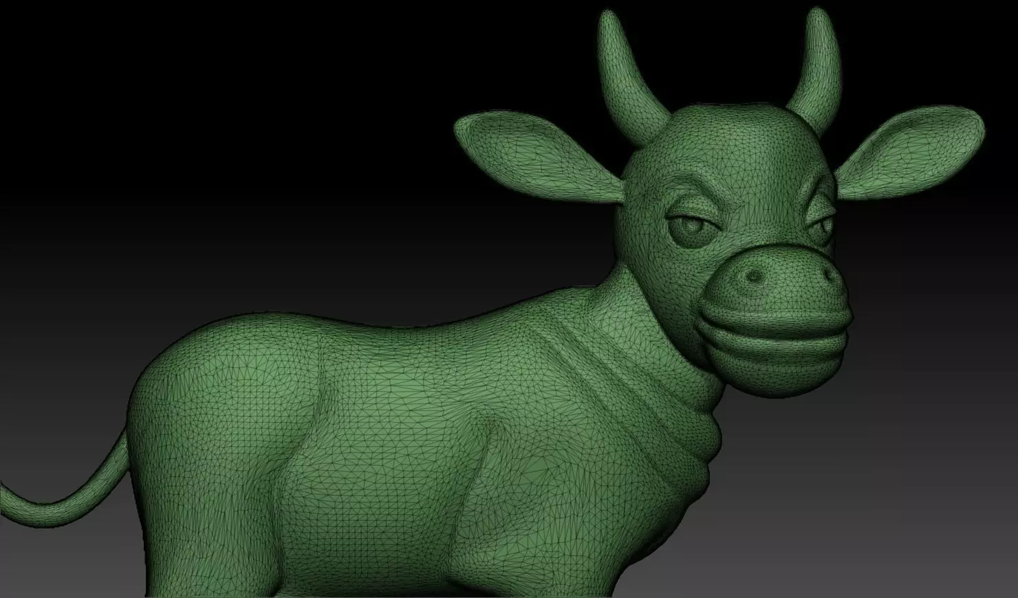 Cow Relief  3D Printable Model 3D print model_13