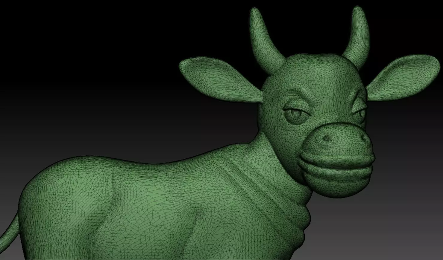 Cow Relief  3D Printable Model 3D print model_12