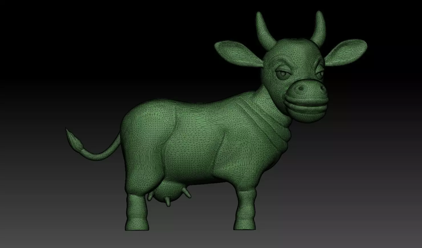 Cow Relief  3D Printable Model 3D print model_14