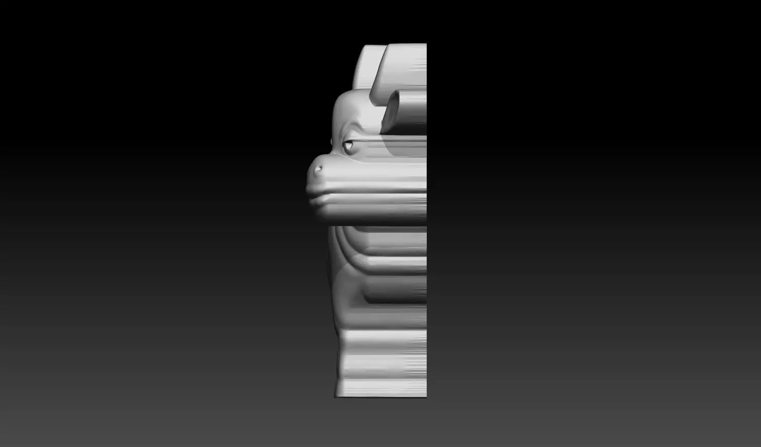 Cow Relief  3D Printable Model 3D print model_5