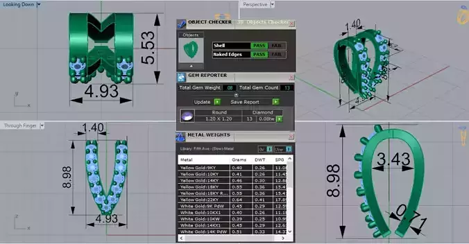 Bow Chain Link  Linear Sparkle and Secure Connection gl0023
