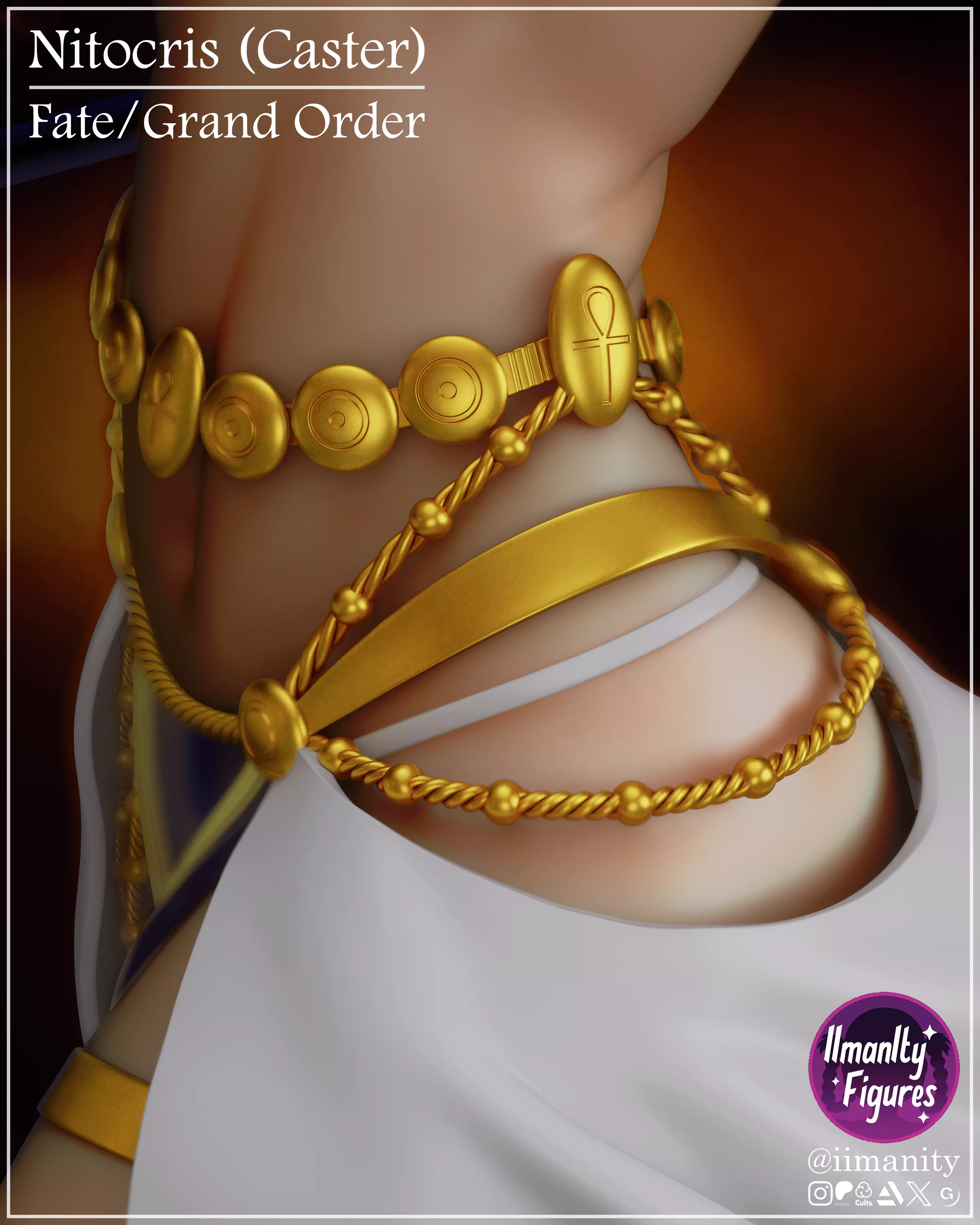 Nitocris - Fate Grand Order 3D print model_2