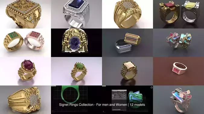 Signet Rings Collection - For him and her