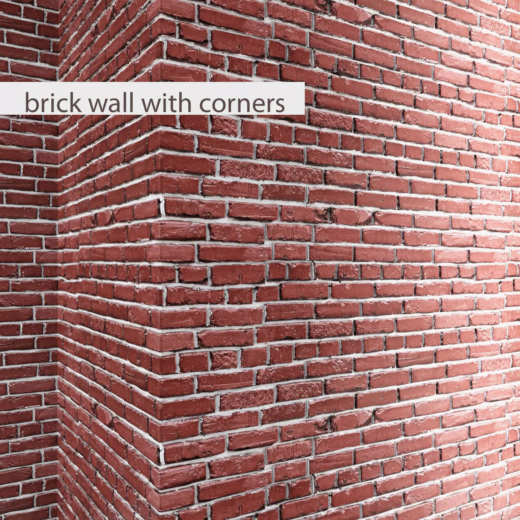 Red Bricks 3D model
