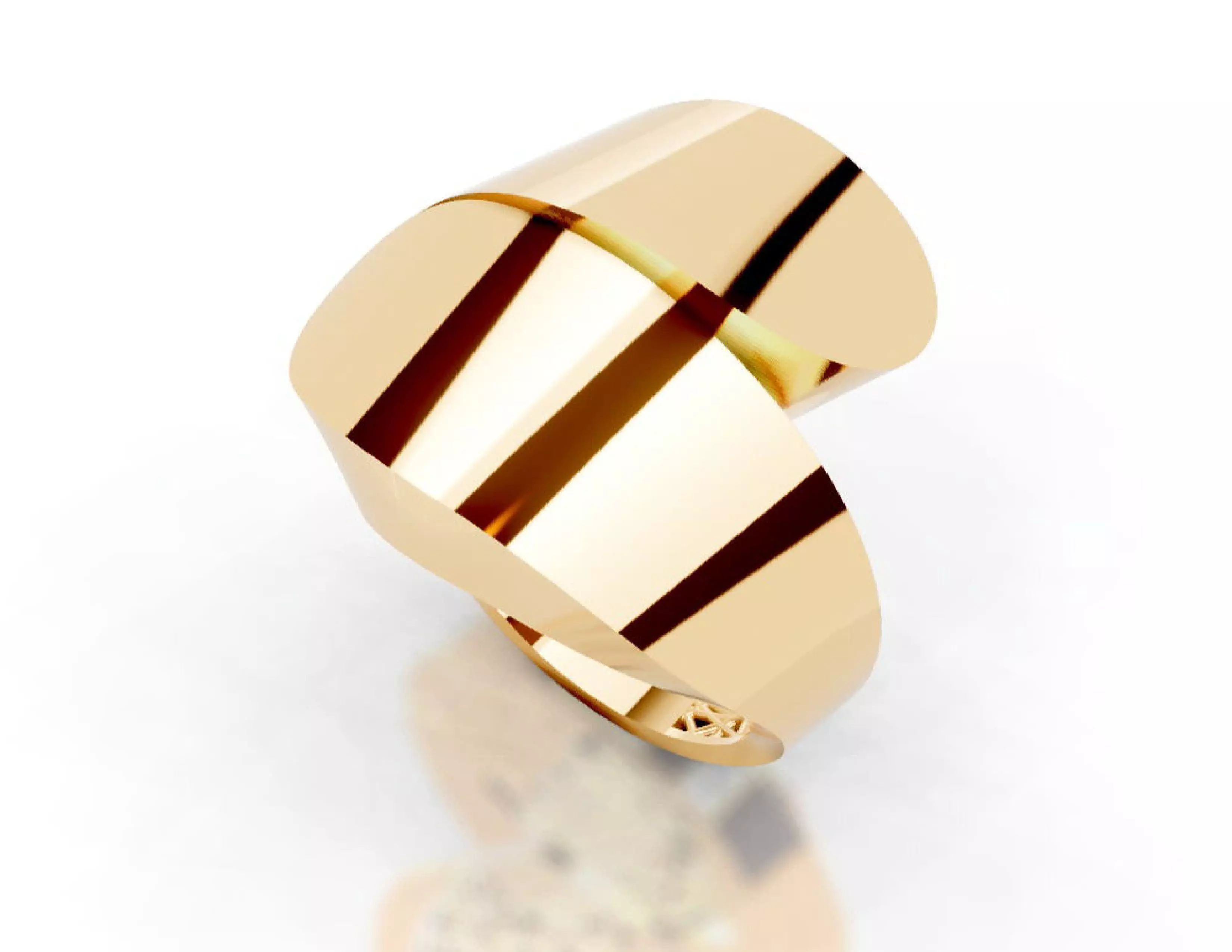 Turkey Style Gold Ring 3DM STL Files 3D print model 3D print model_17