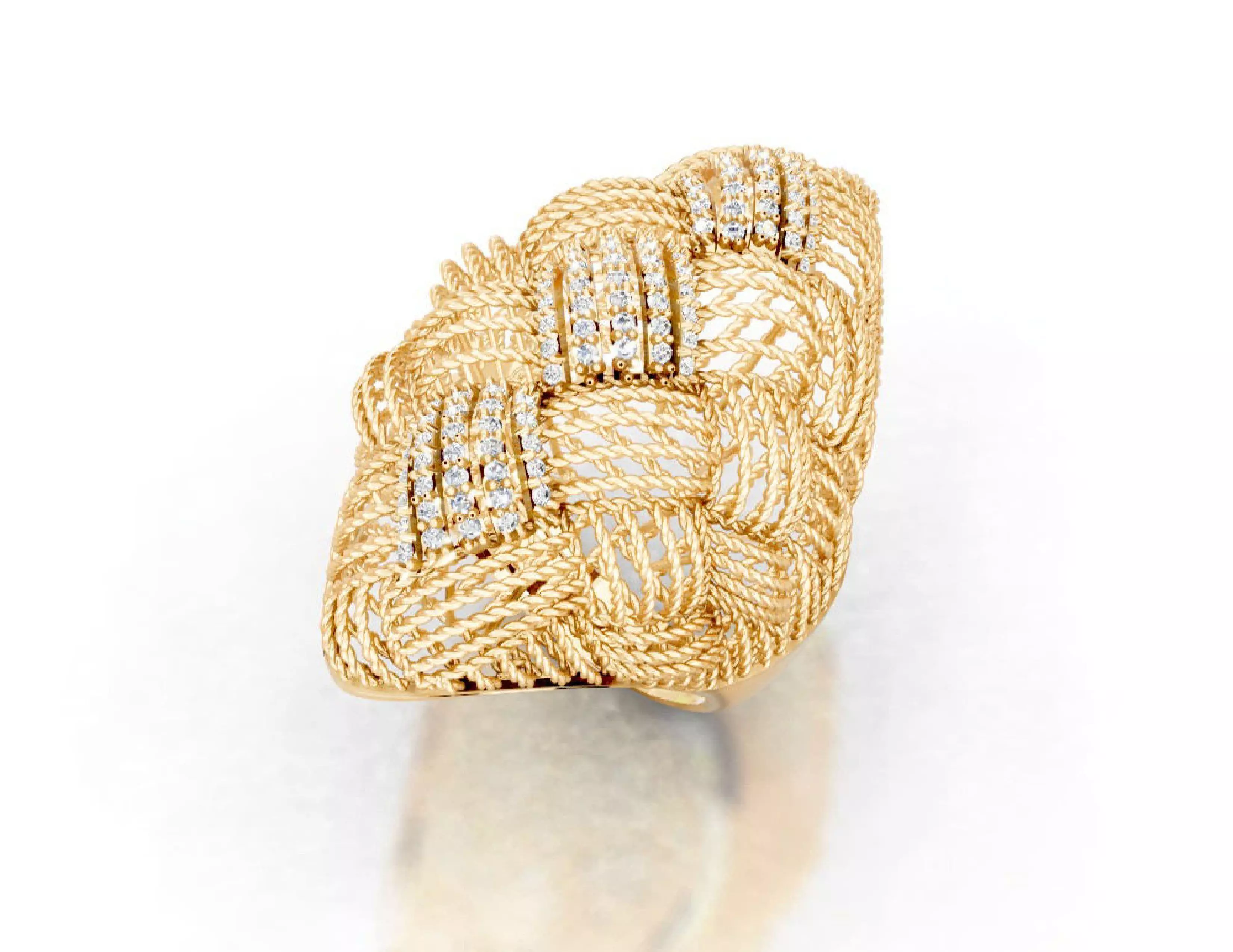 Turkey Style Gold Ring 3DM STL Files 3D print model 3D print model_31