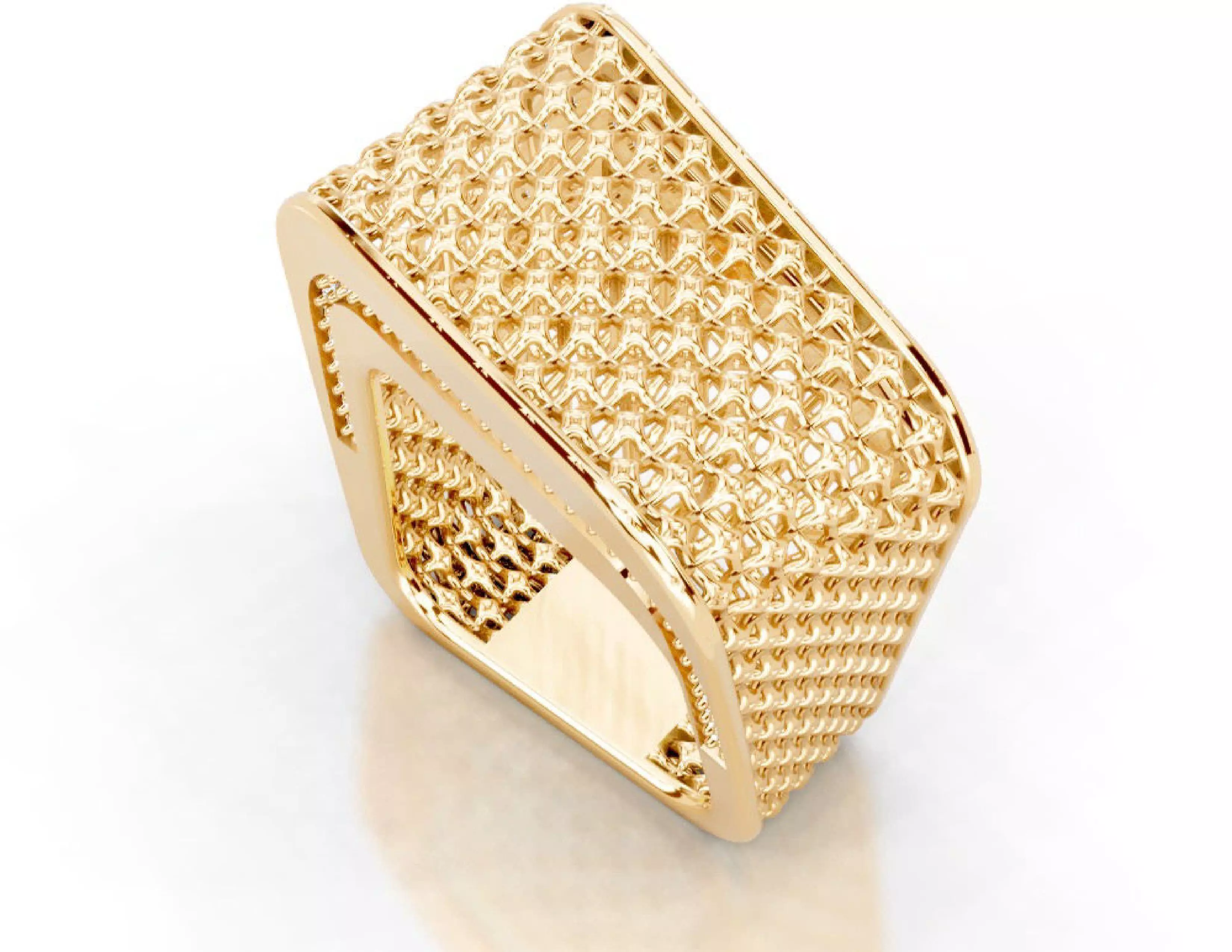 Turkey Style Gold Ring 3DM STL Files 3D print model 3D print model_20