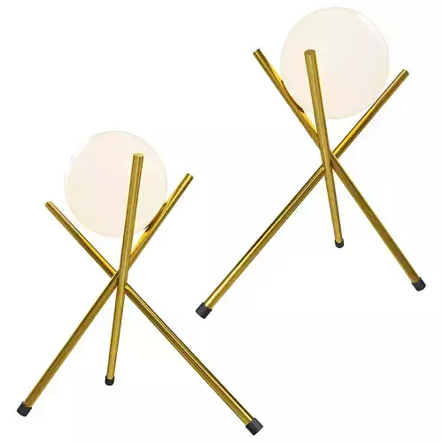 Modern Gold Glass Table Lamp 