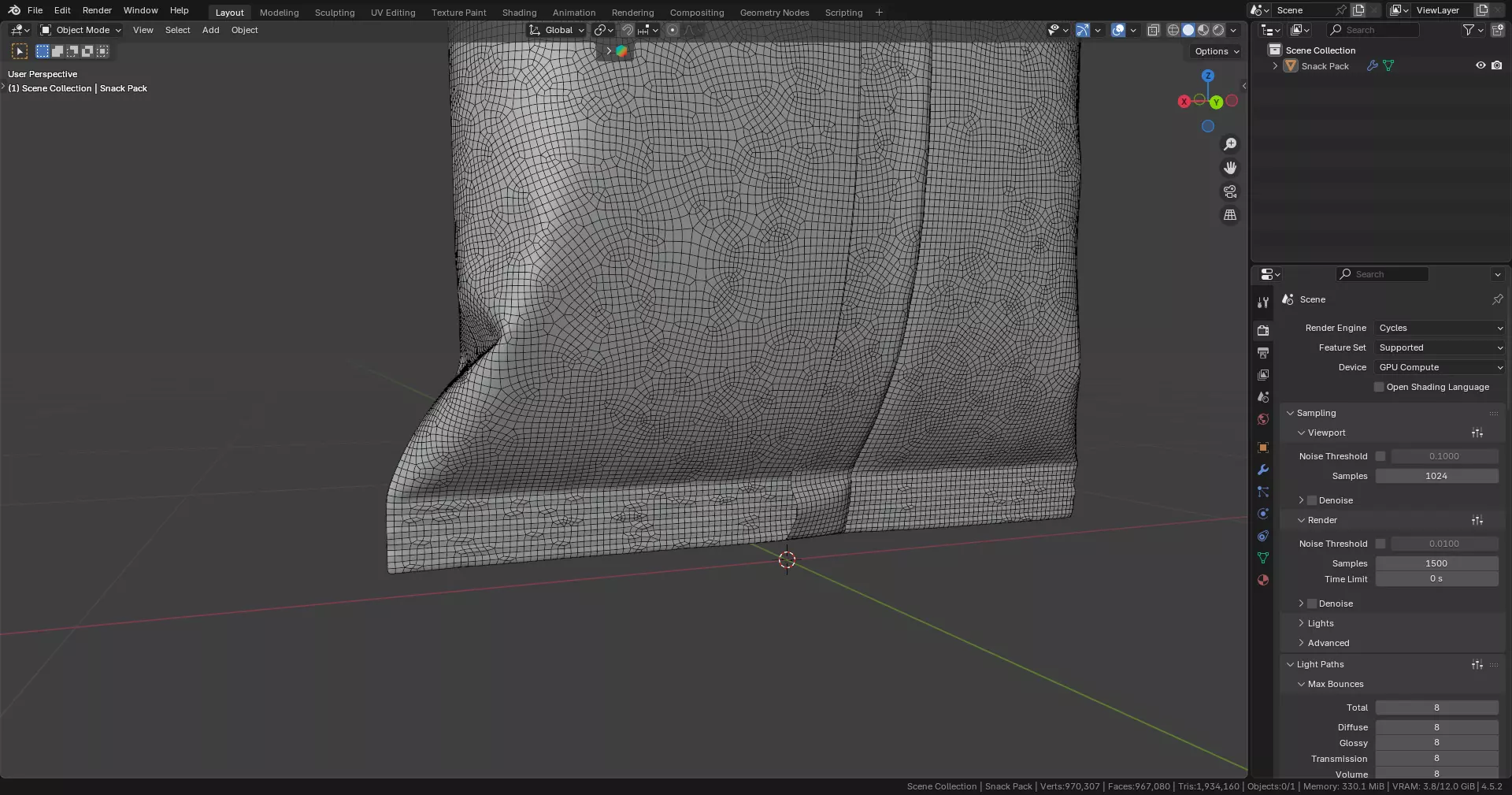 Snack Pack Mockup 3D model_8