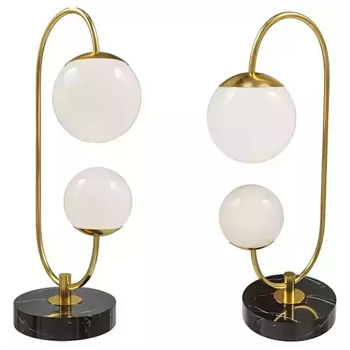 Luxury Marble  Gold Table Lamp