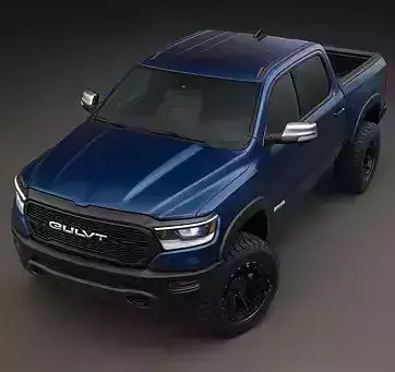 Pickup Truck 3D model 5