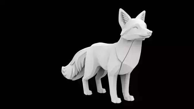 Fox 3D Print Model