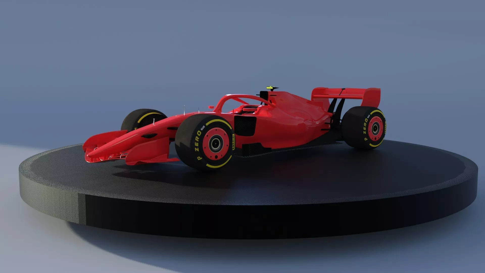 HD Concept F1 Car 3D model_9