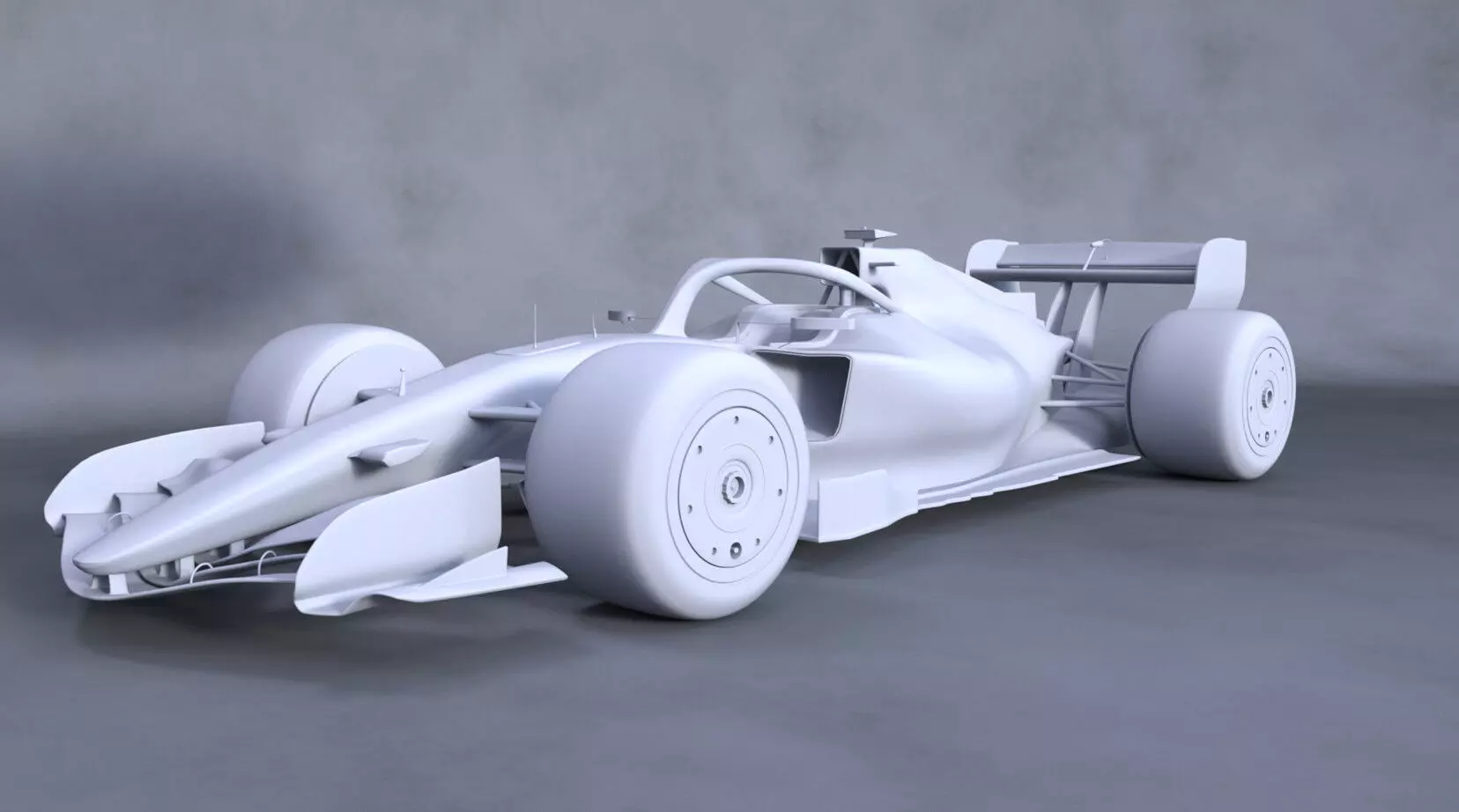 HD Concept F1 Car 3D model_1