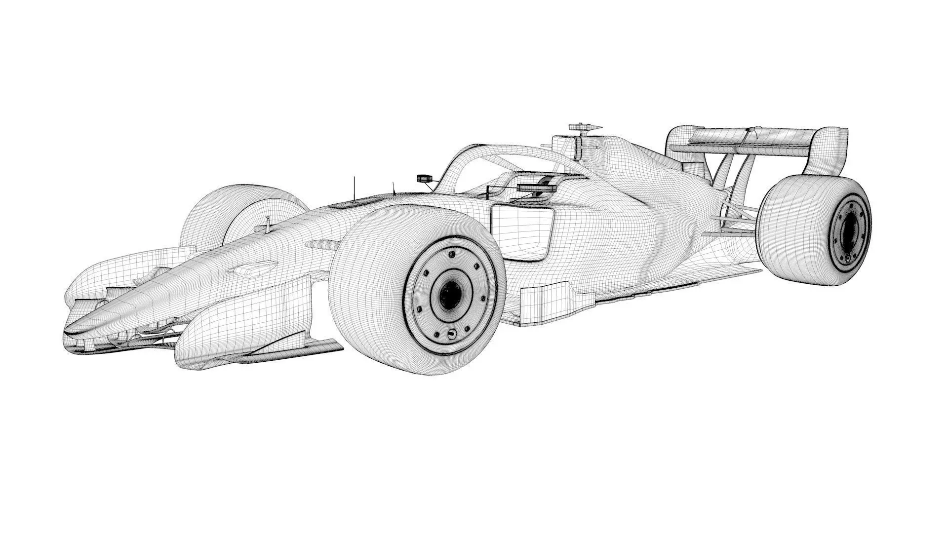 HD Concept F1 Car 3D model_13