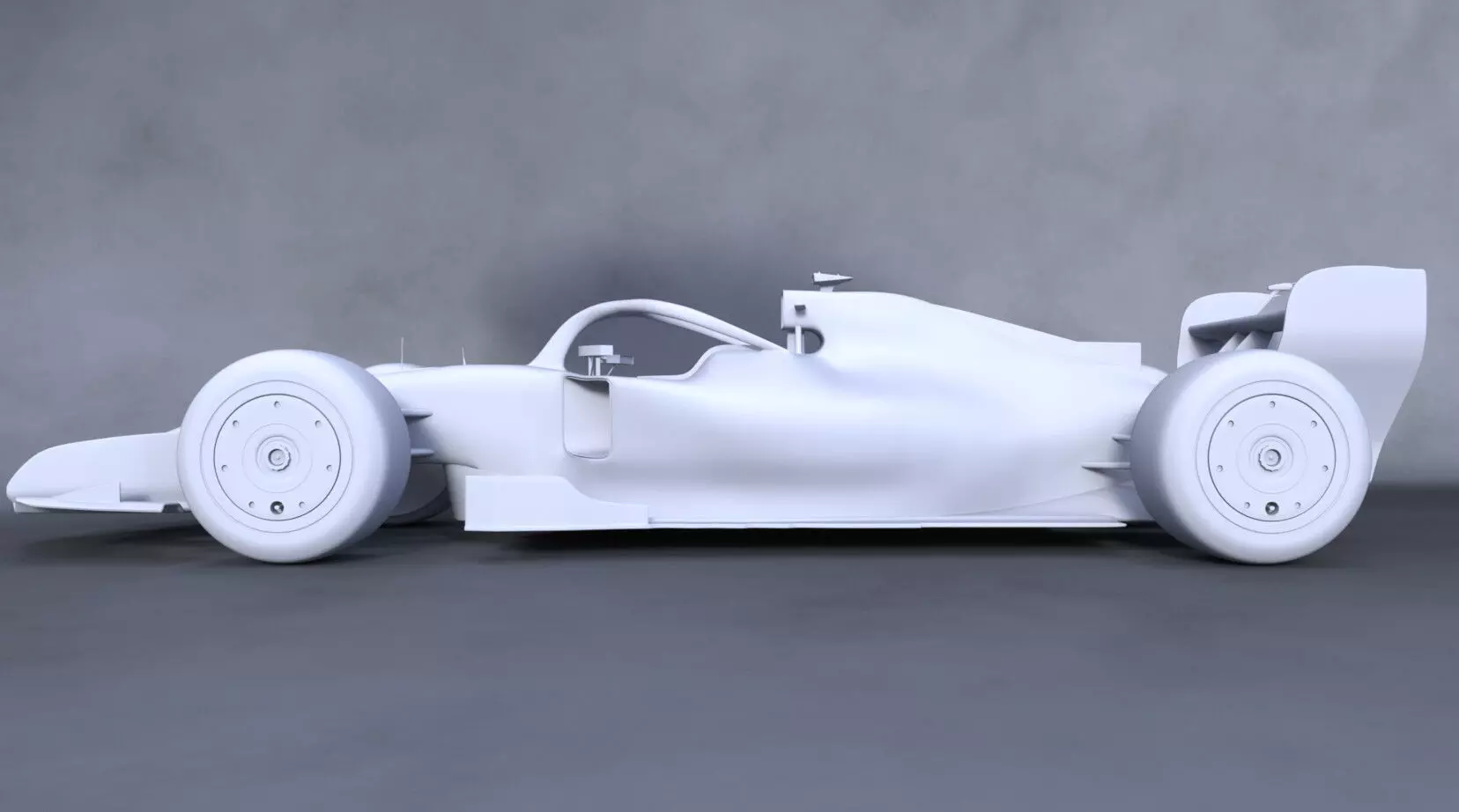 HD Concept F1 Car 3D model_2