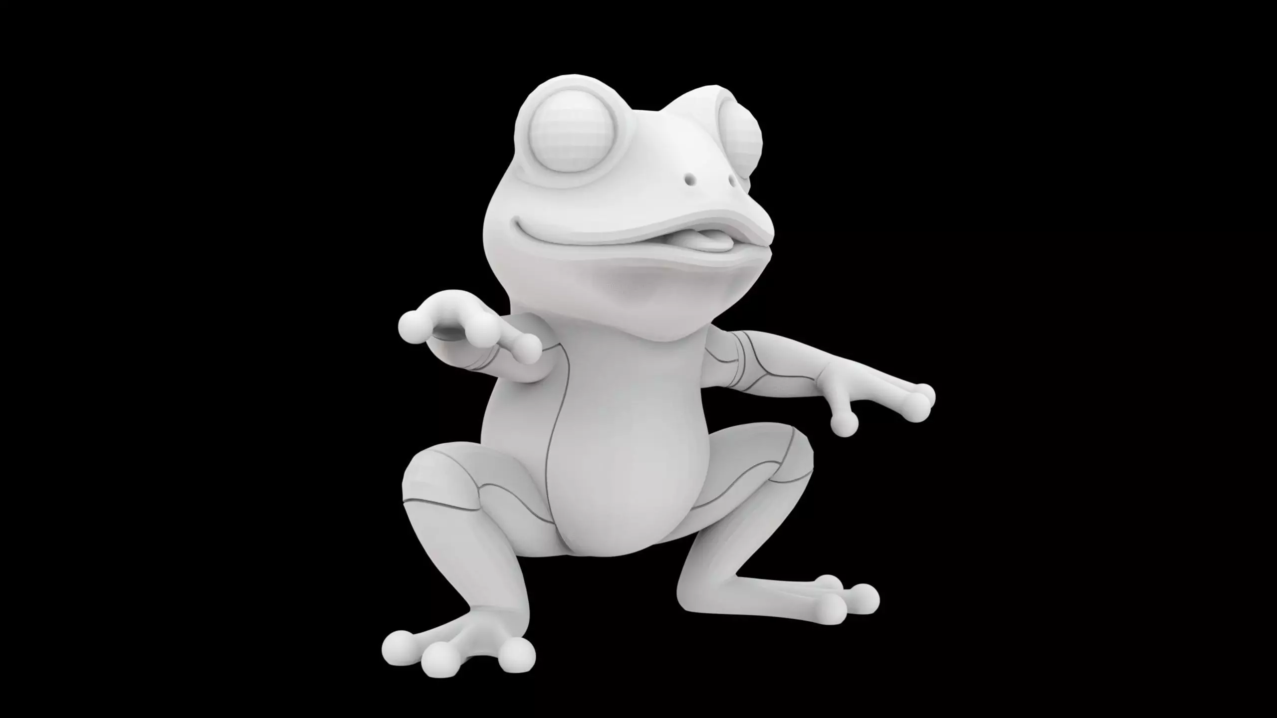 Frog 3D Print Model 3D print model