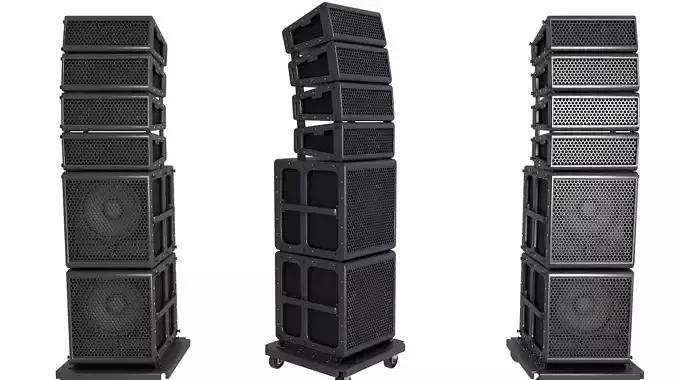 Compact Line Array Speaker System
