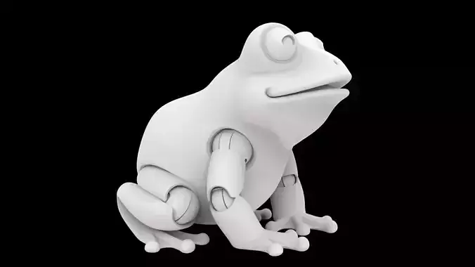 Frog 3D Print Model 