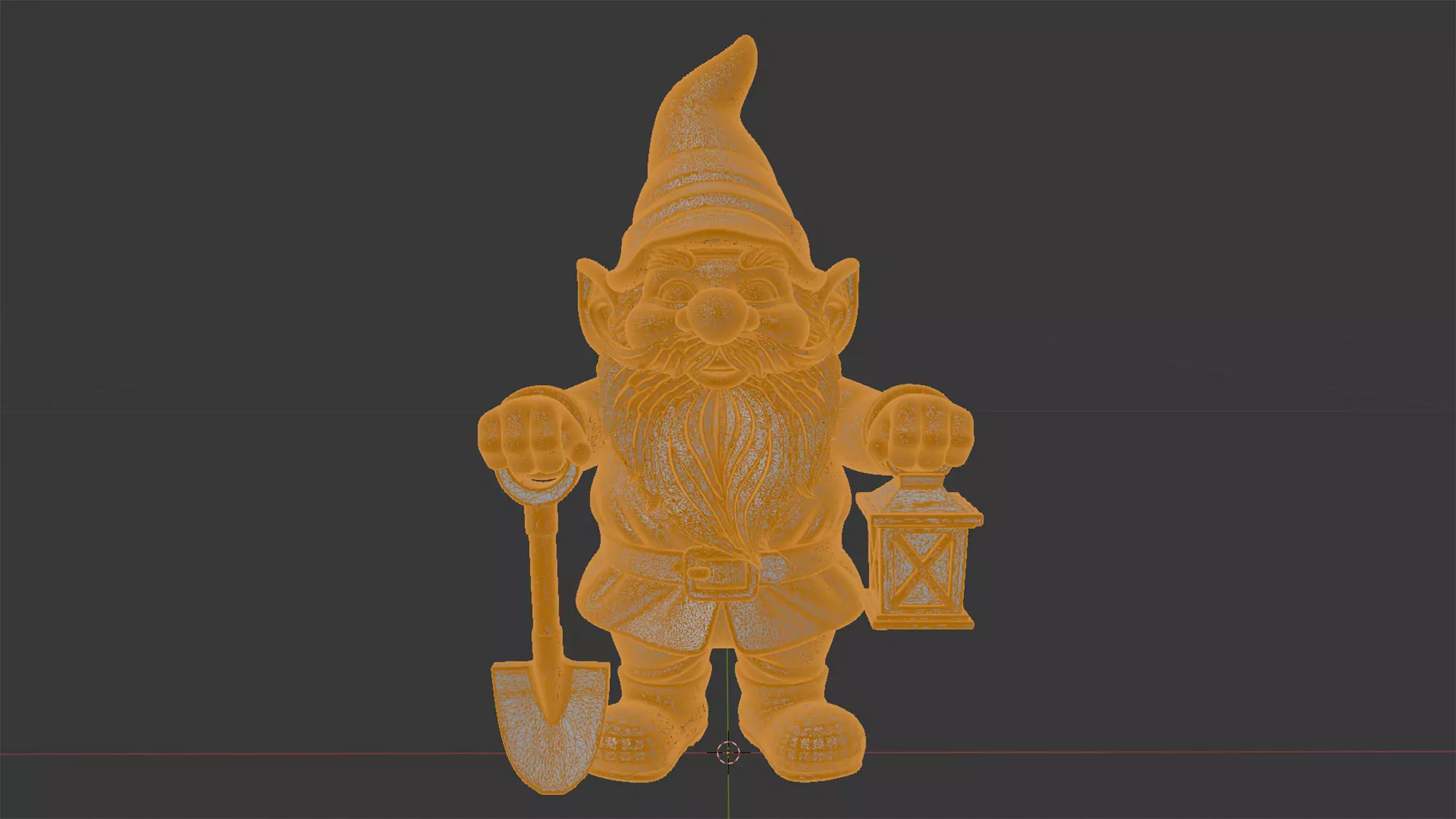 Garden Gnome Statue 3D Print Model 3D print model_7