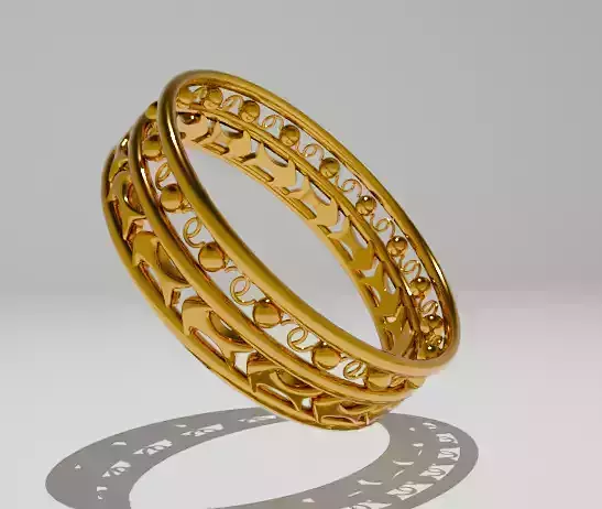 Ornamental Gold Ring