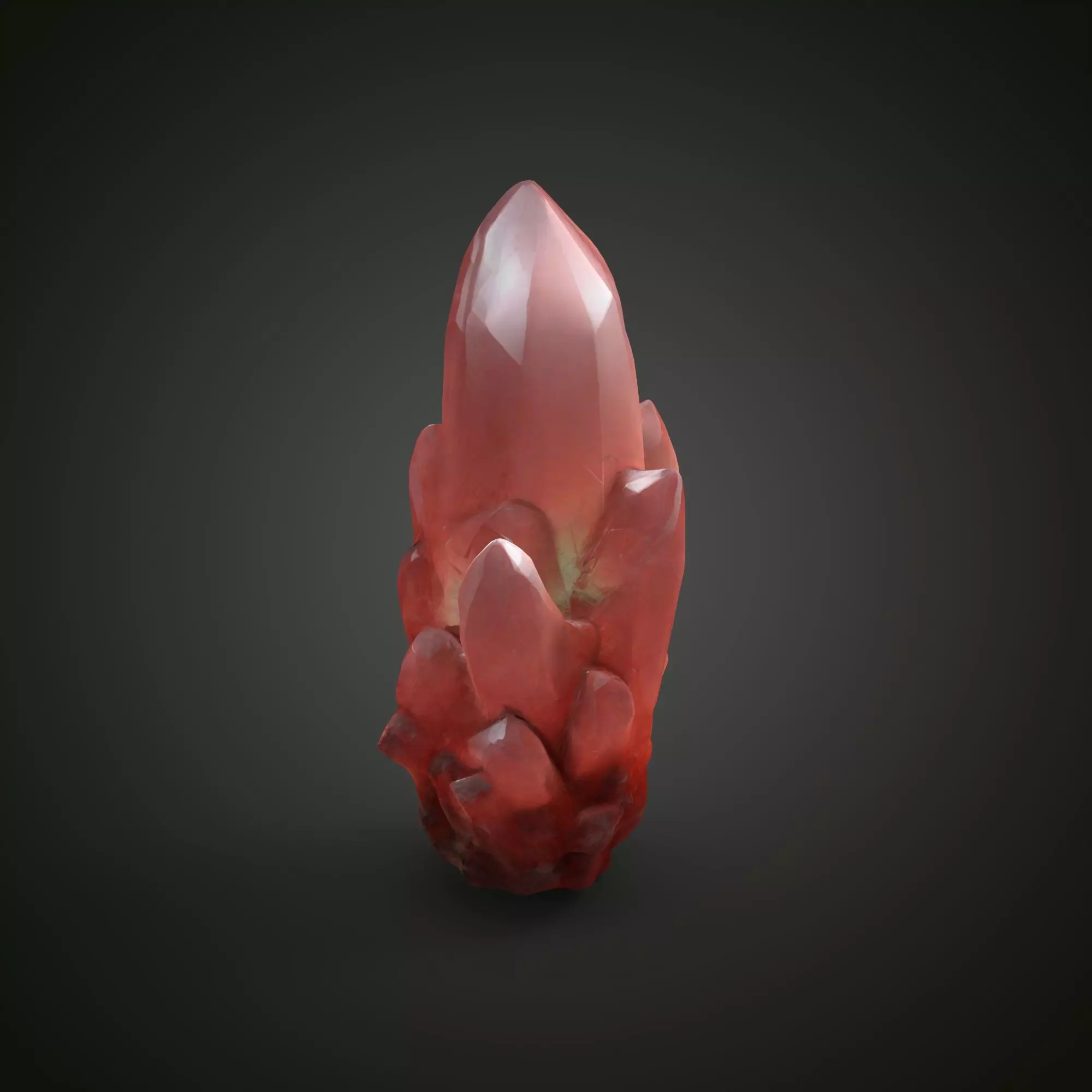 Crystall Red 3D model_3