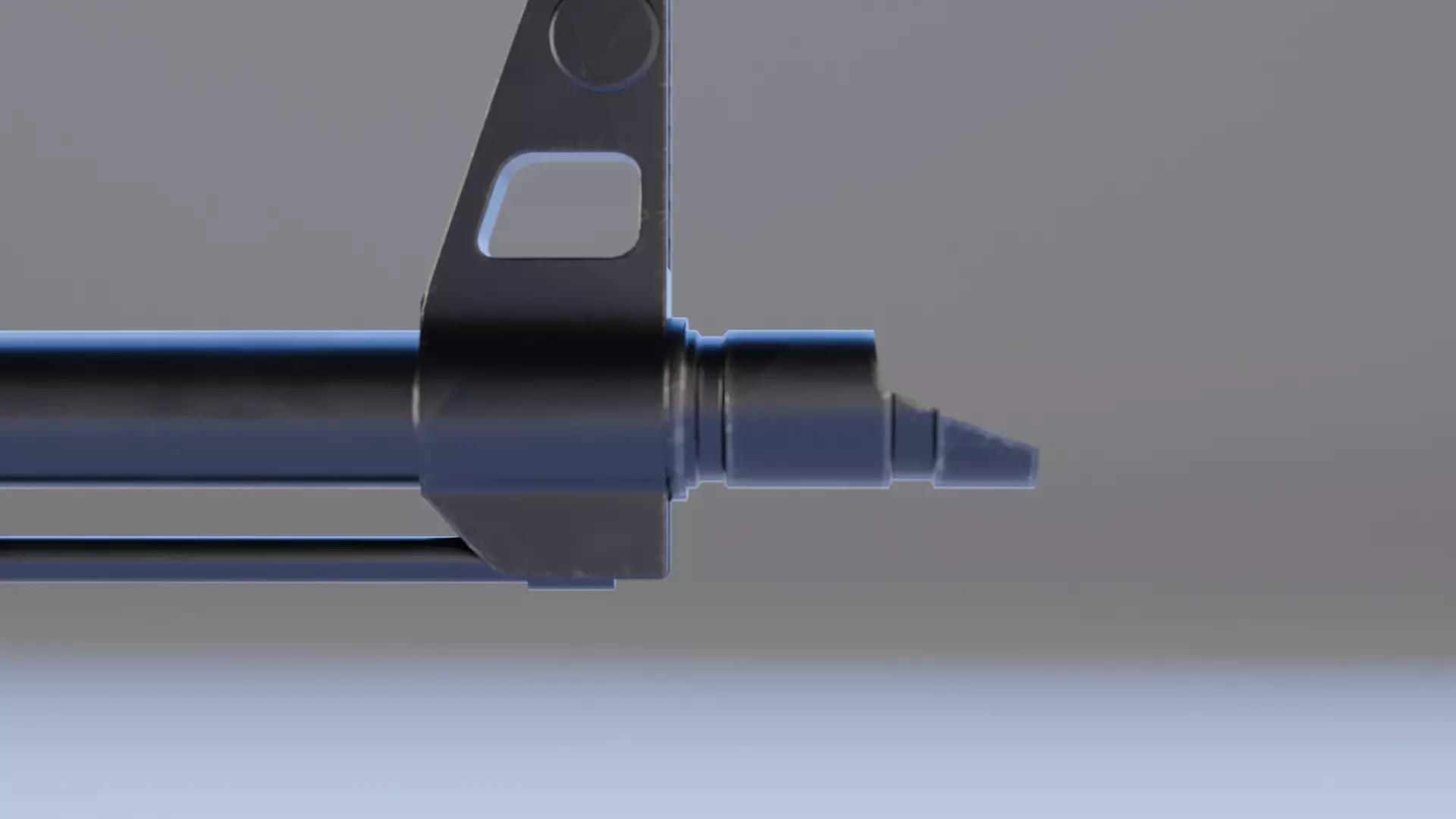 AK47 classic Low-poly 3D model_13