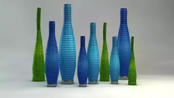 Blue Designer Vases