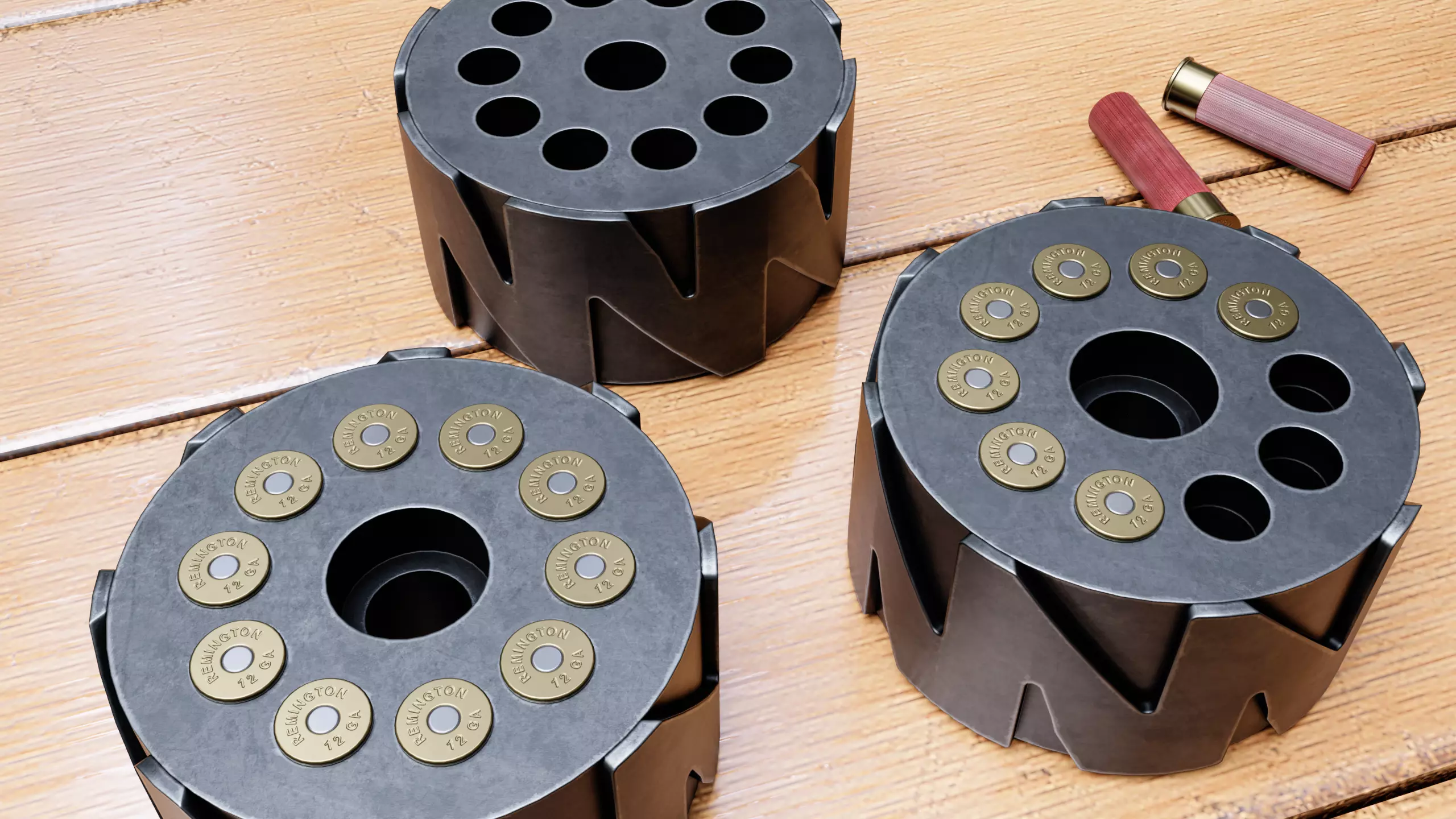 Pancor Jackhammer MK4 shotgun Low-poly 3D model_8