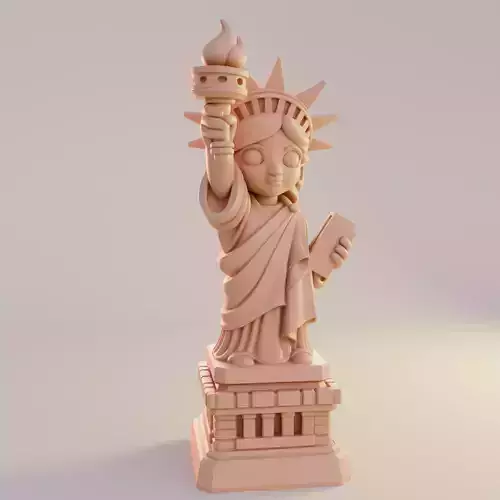 Statue of Liberty Cartoon Decorative Sculpture