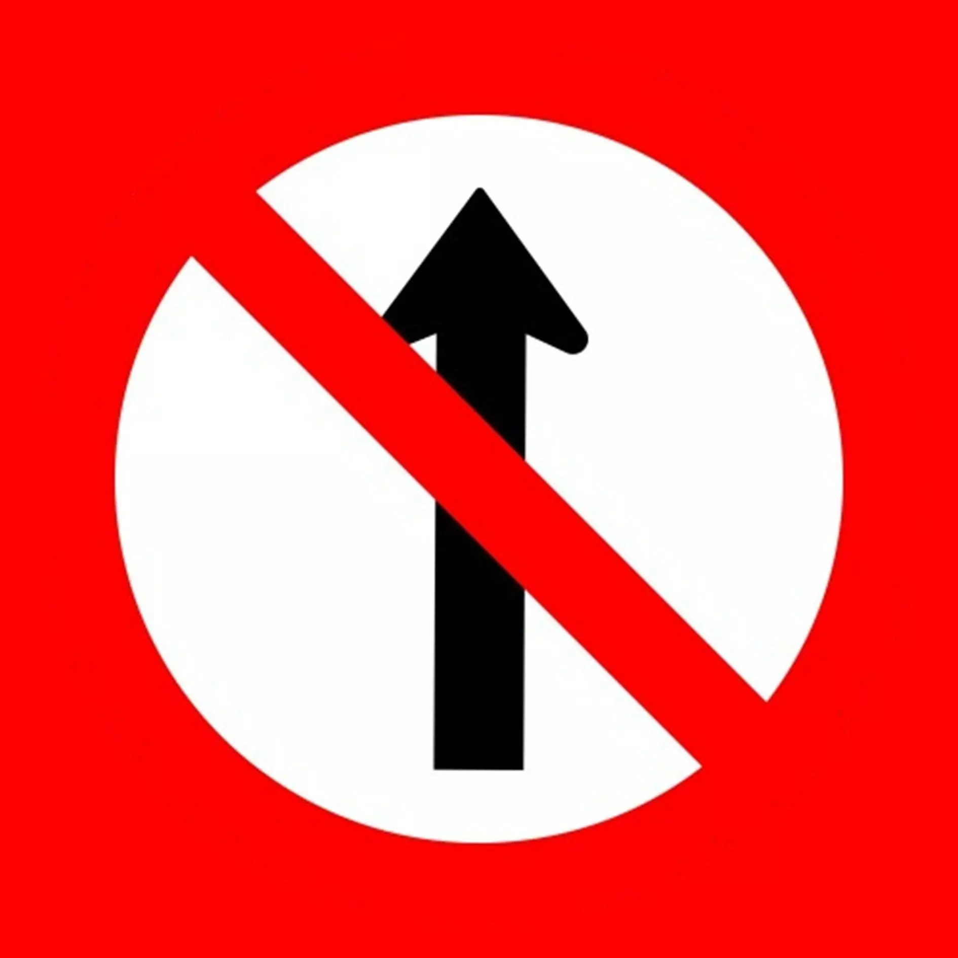 Brazilian Traffic Sign - R-3 No-Go 3D model_7