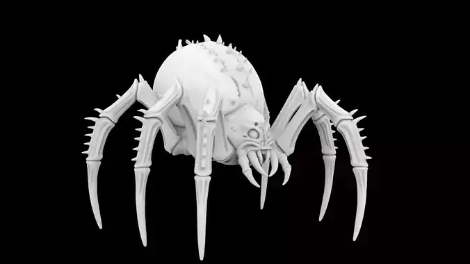 Giant Spider Statue 3D Print Model
