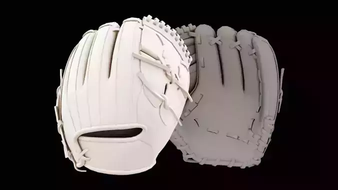 Pitcher Glove 3D model
