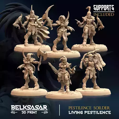 Pestilence Soilders Set x6