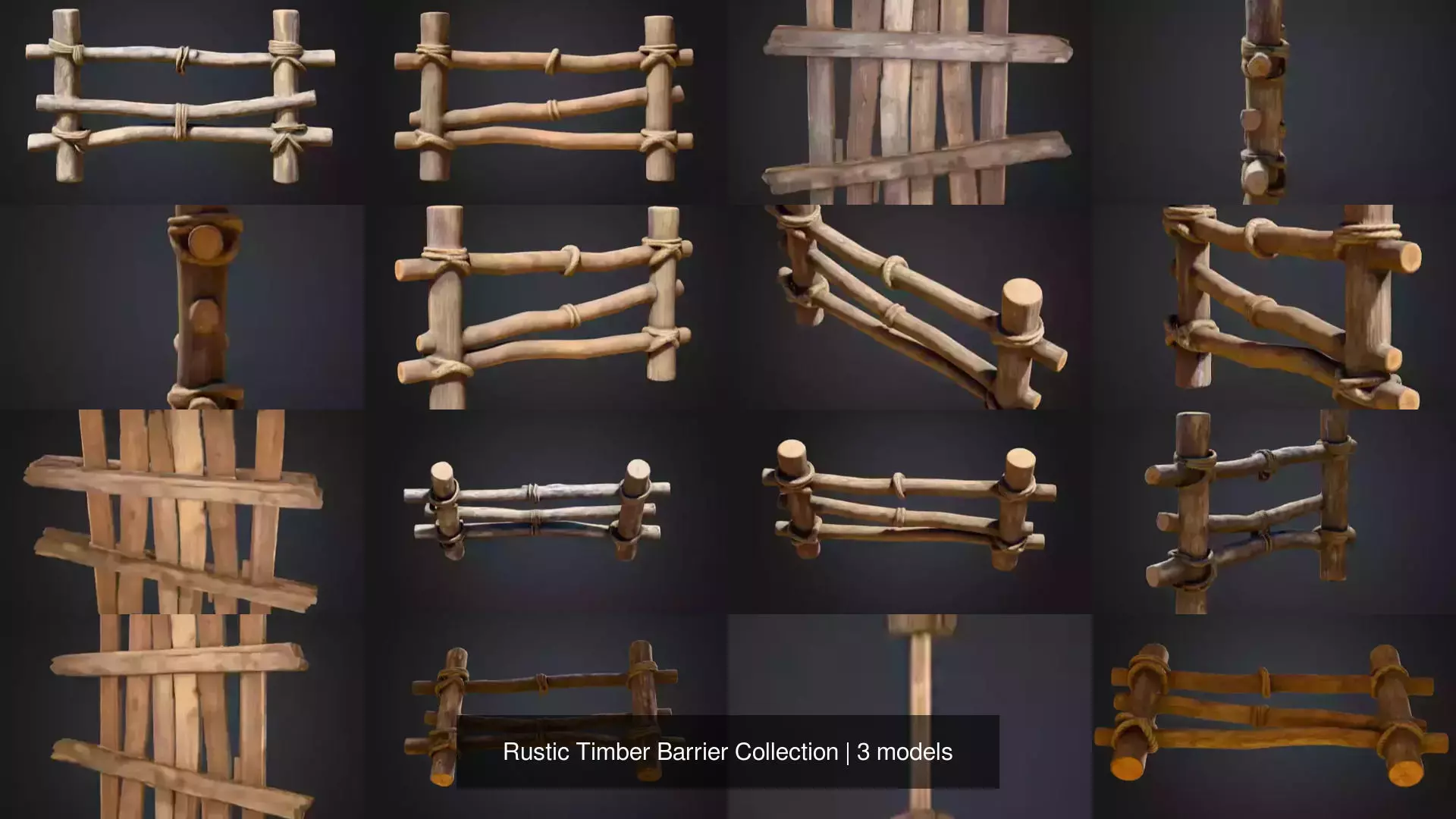 Rustic Timber Barrier Collection _0