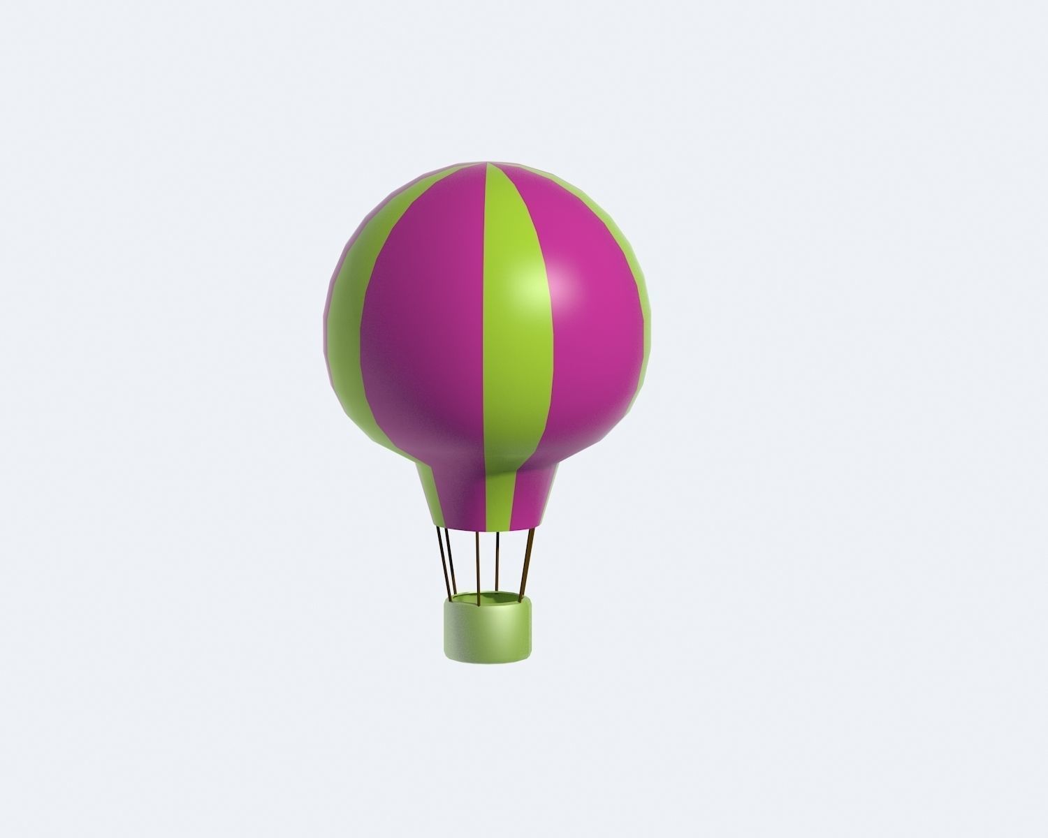 Planes set airplane flying in sky Low-poly 3D model_3