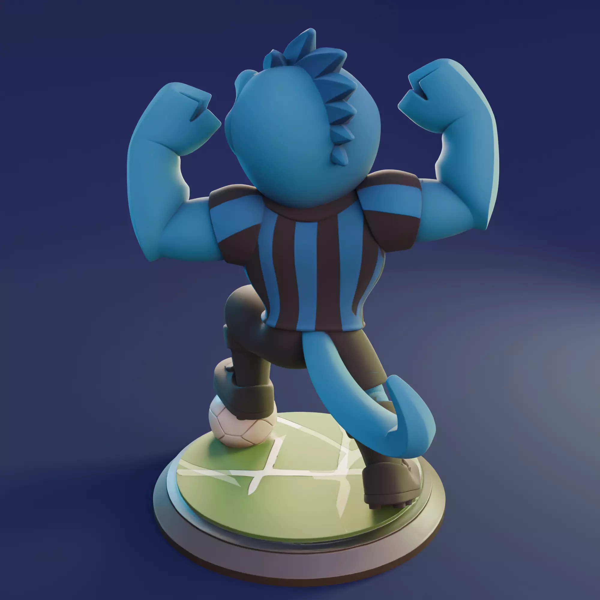 Serpente Internazionale Milano Inter Milan Snake 3D print model_1