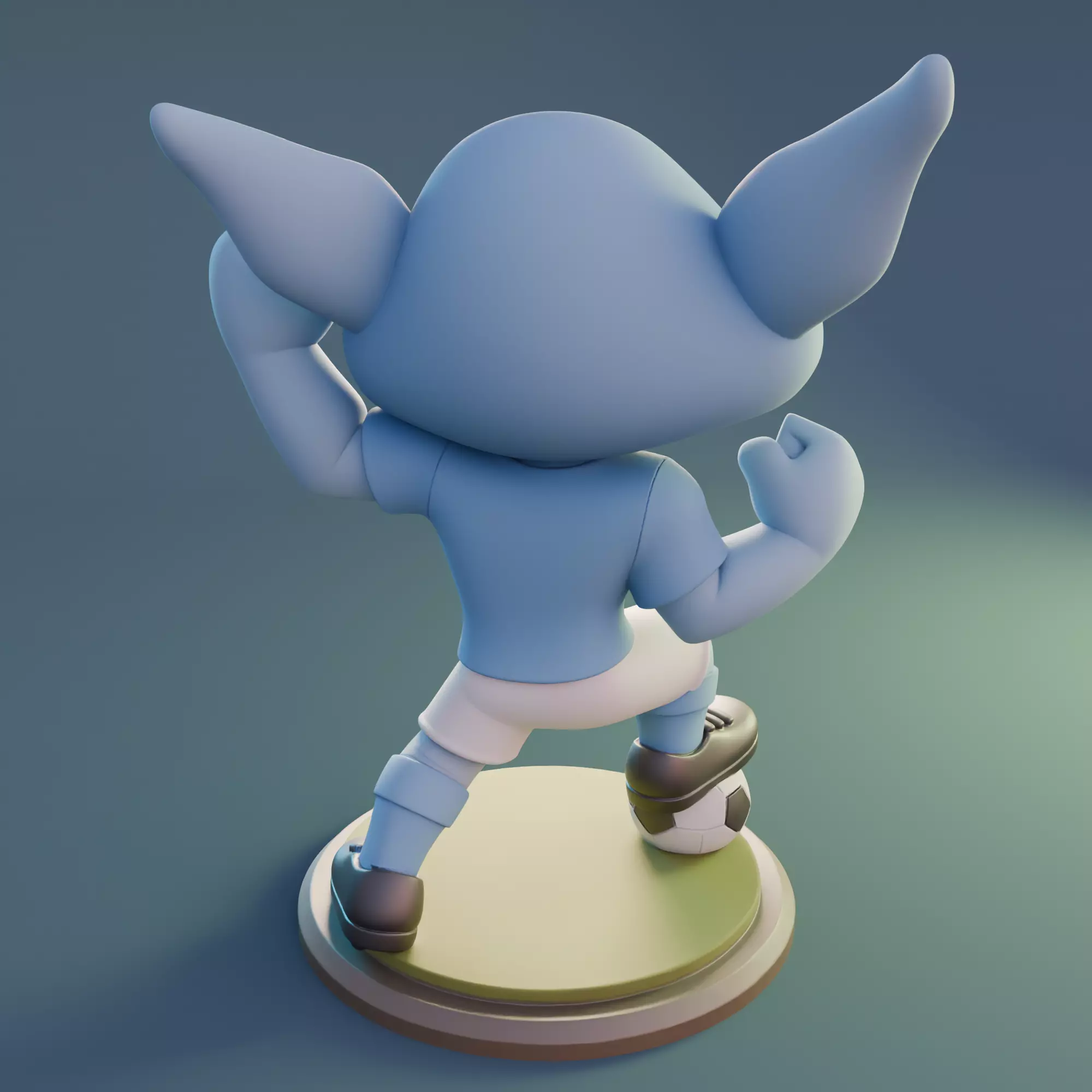 Manchester City Blue Alien 3D print model_1