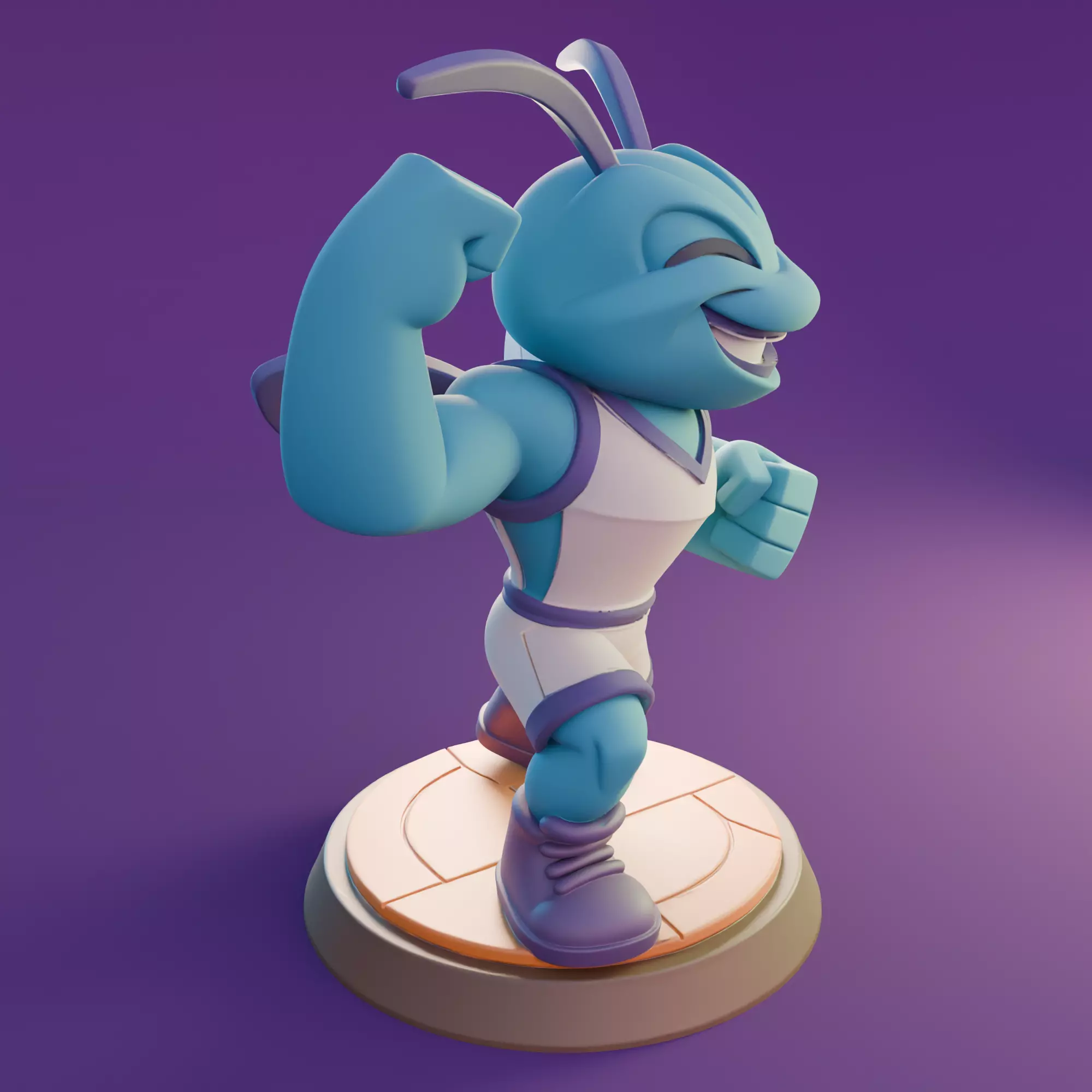 Charlotte Hornets Bee  3D print model_1