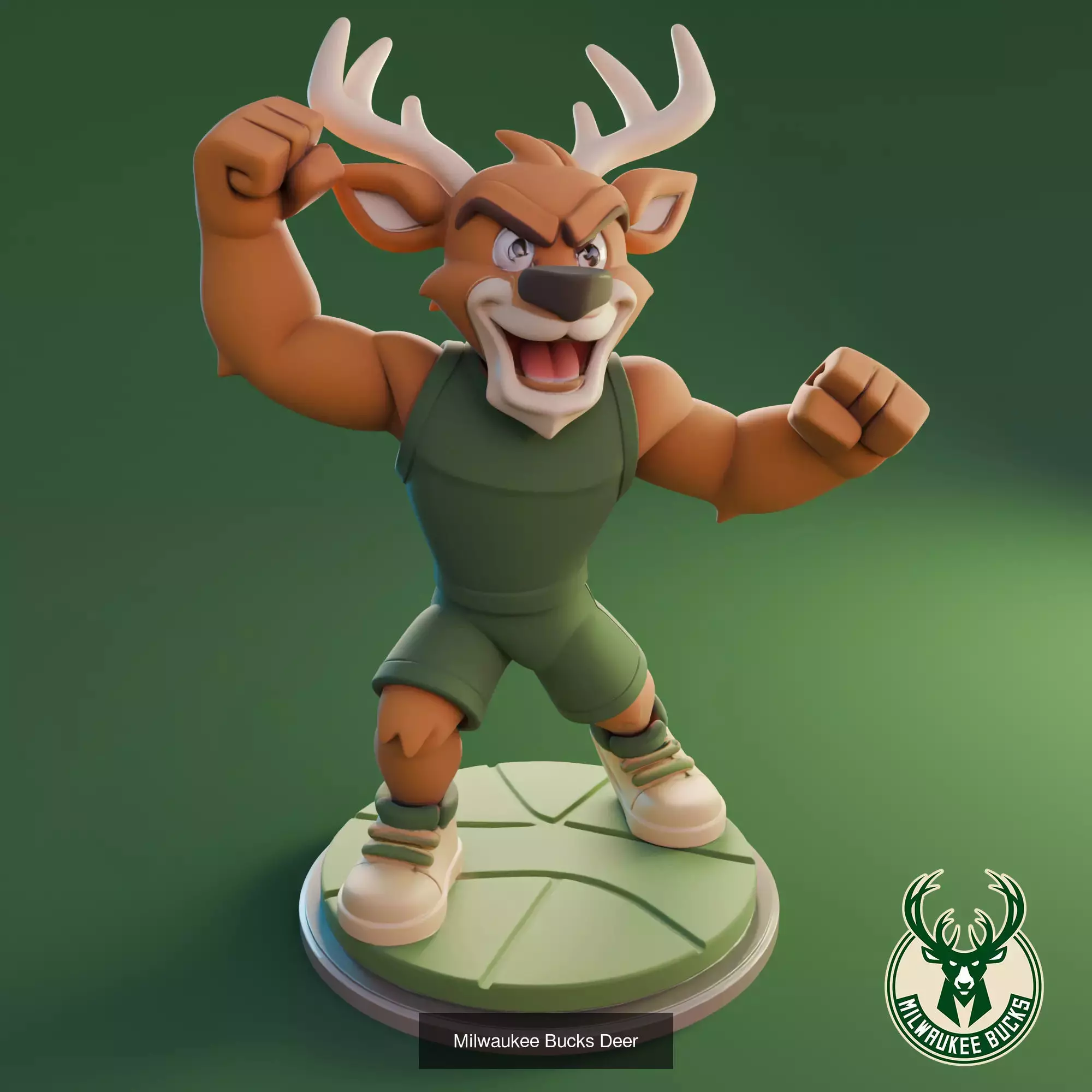 NBA mascots 3D Model Collection_4