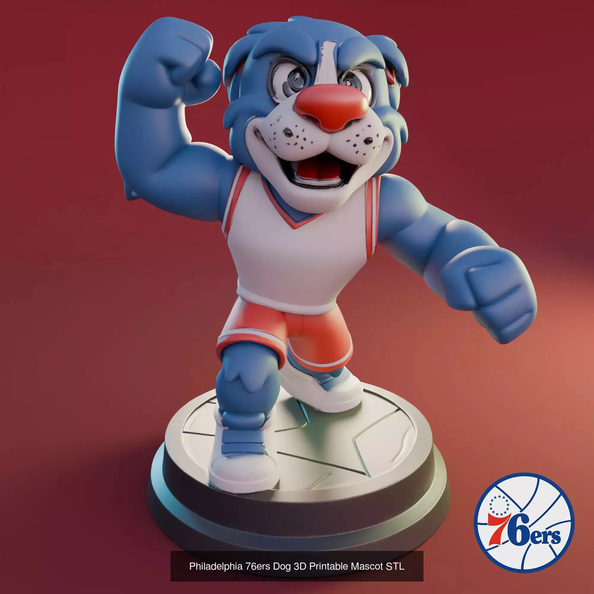 NBA mascots 3D Model Collection_5