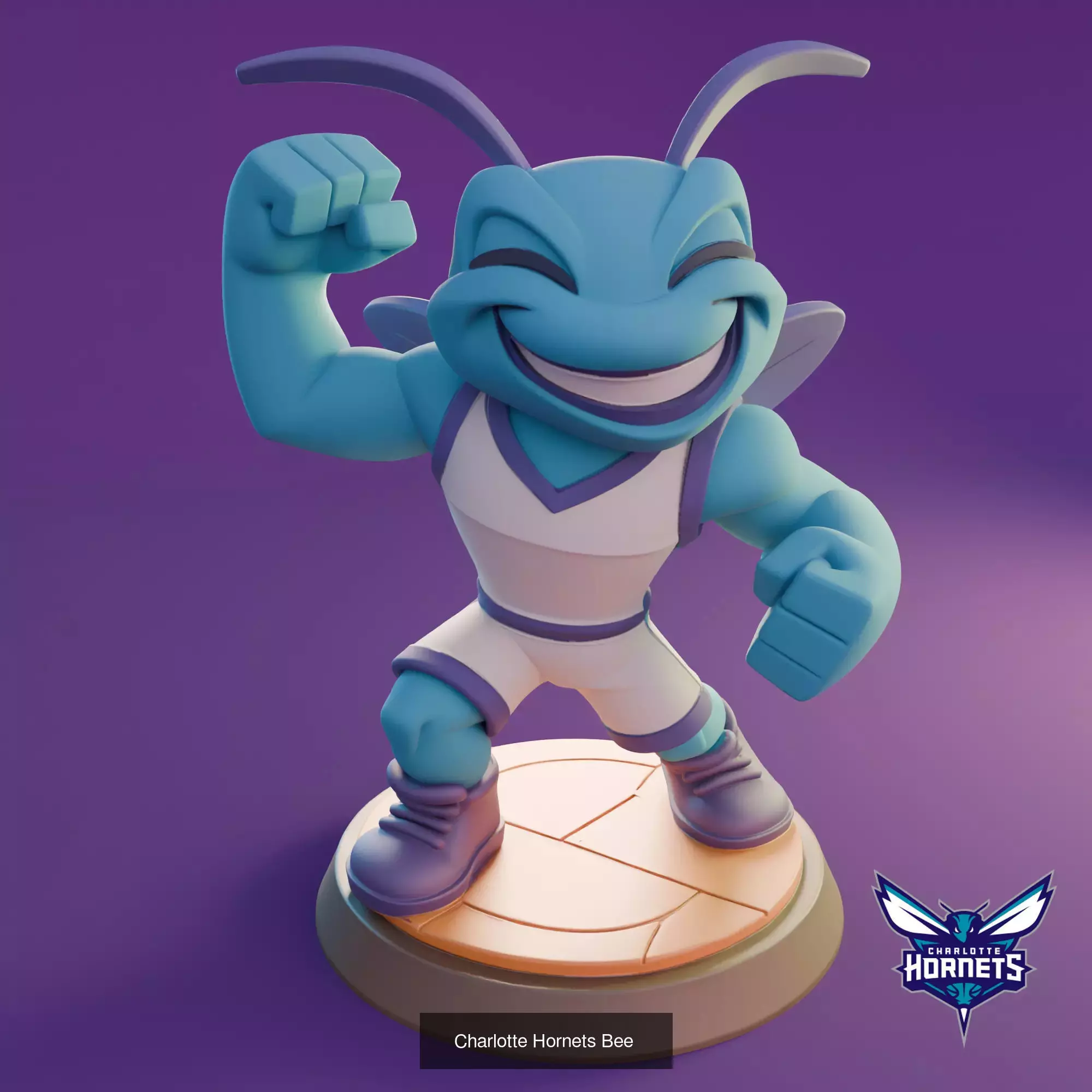 NBA mascots 3D Model Collection_2