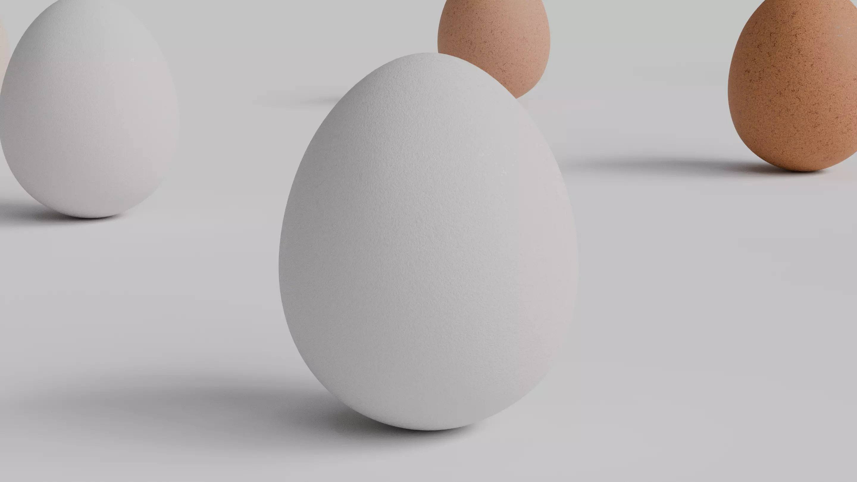 Egg Asset Pack 24 eggs 2 dozen Low-poly 3D model_13