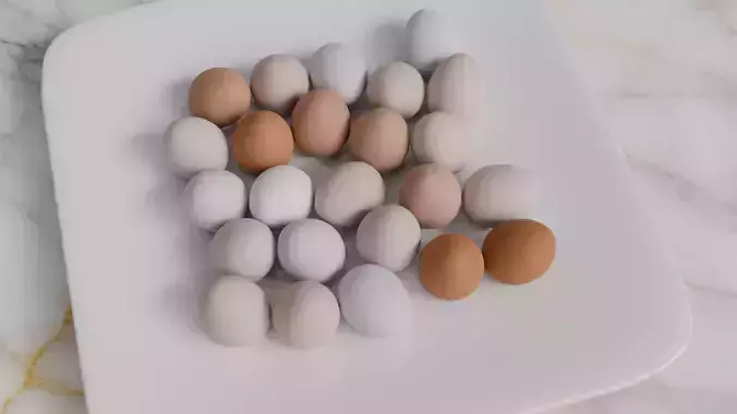 Egg Asset Pack 24 eggs 2 dozen