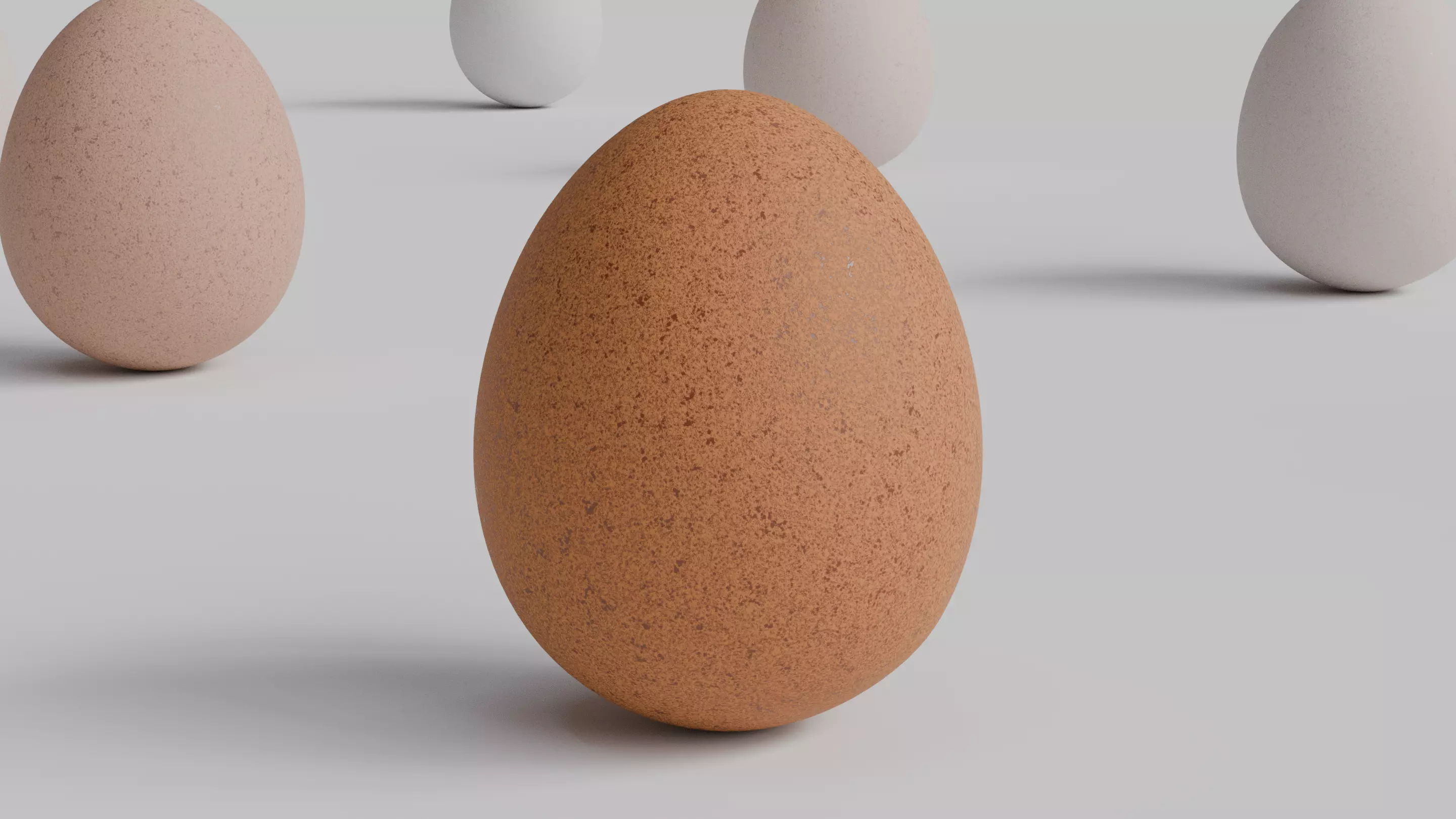 Egg Asset Pack 24 eggs 2 dozen Low-poly 3D model_9