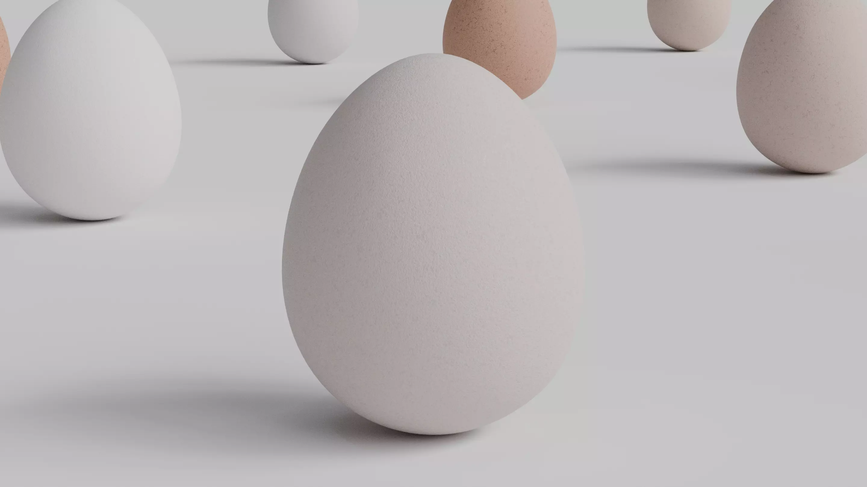 Egg Asset Pack 24 eggs 2 dozen Low-poly 3D model_5