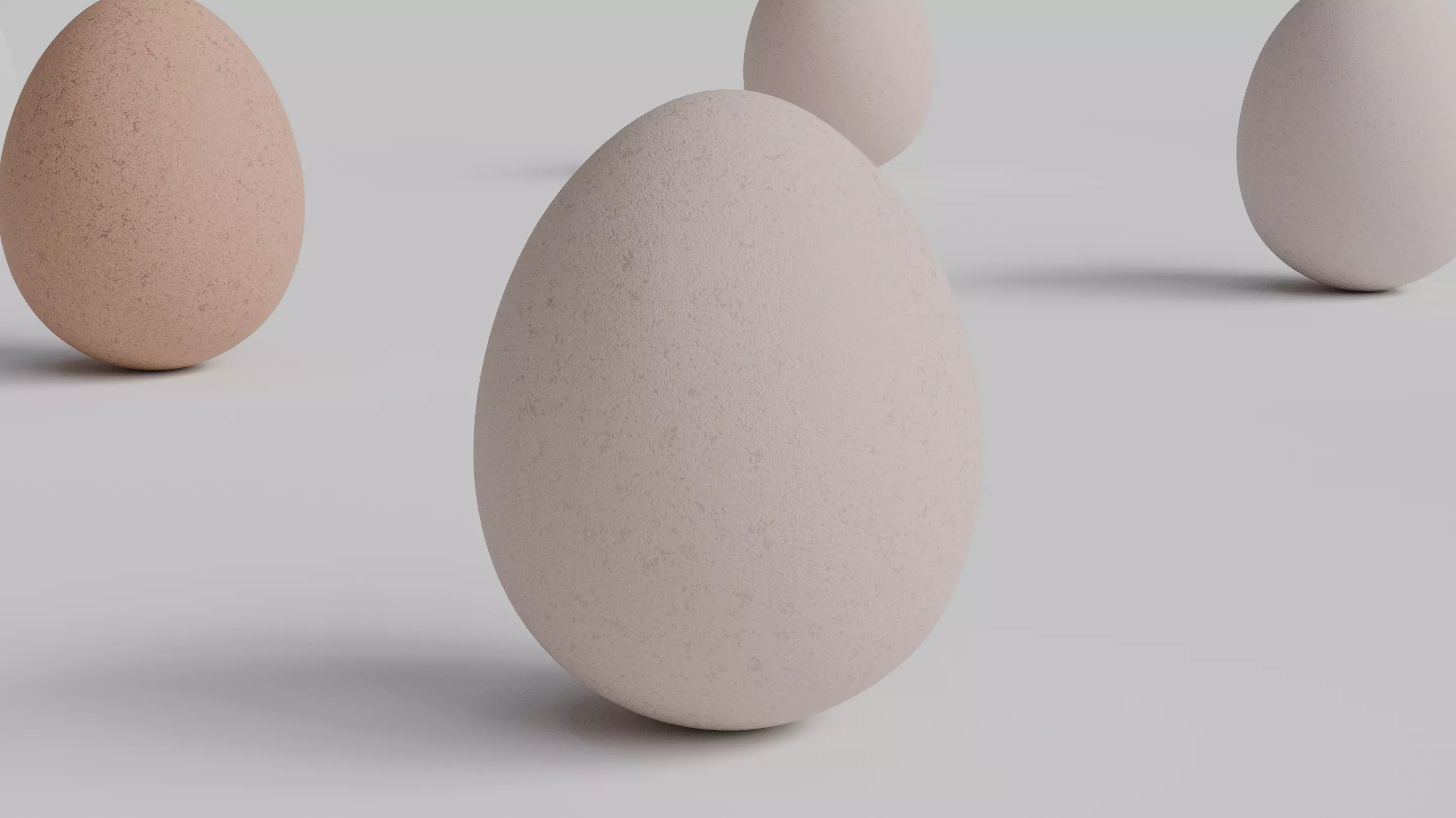 Egg Asset Pack 24 eggs 2 dozen Low-poly 3D model_19