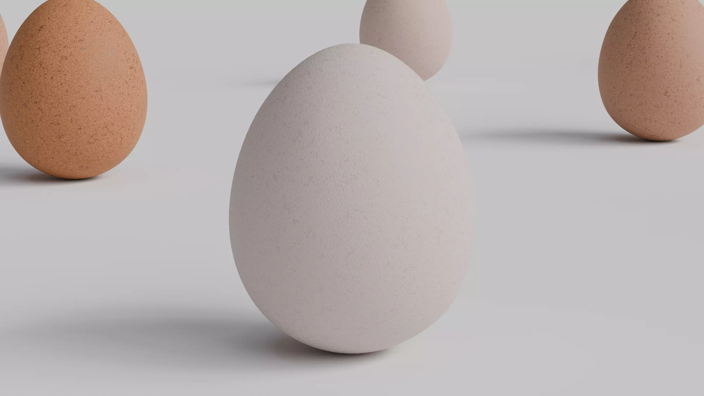 Egg Asset Pack 24 eggs 2 dozen Low-poly 3D model_15