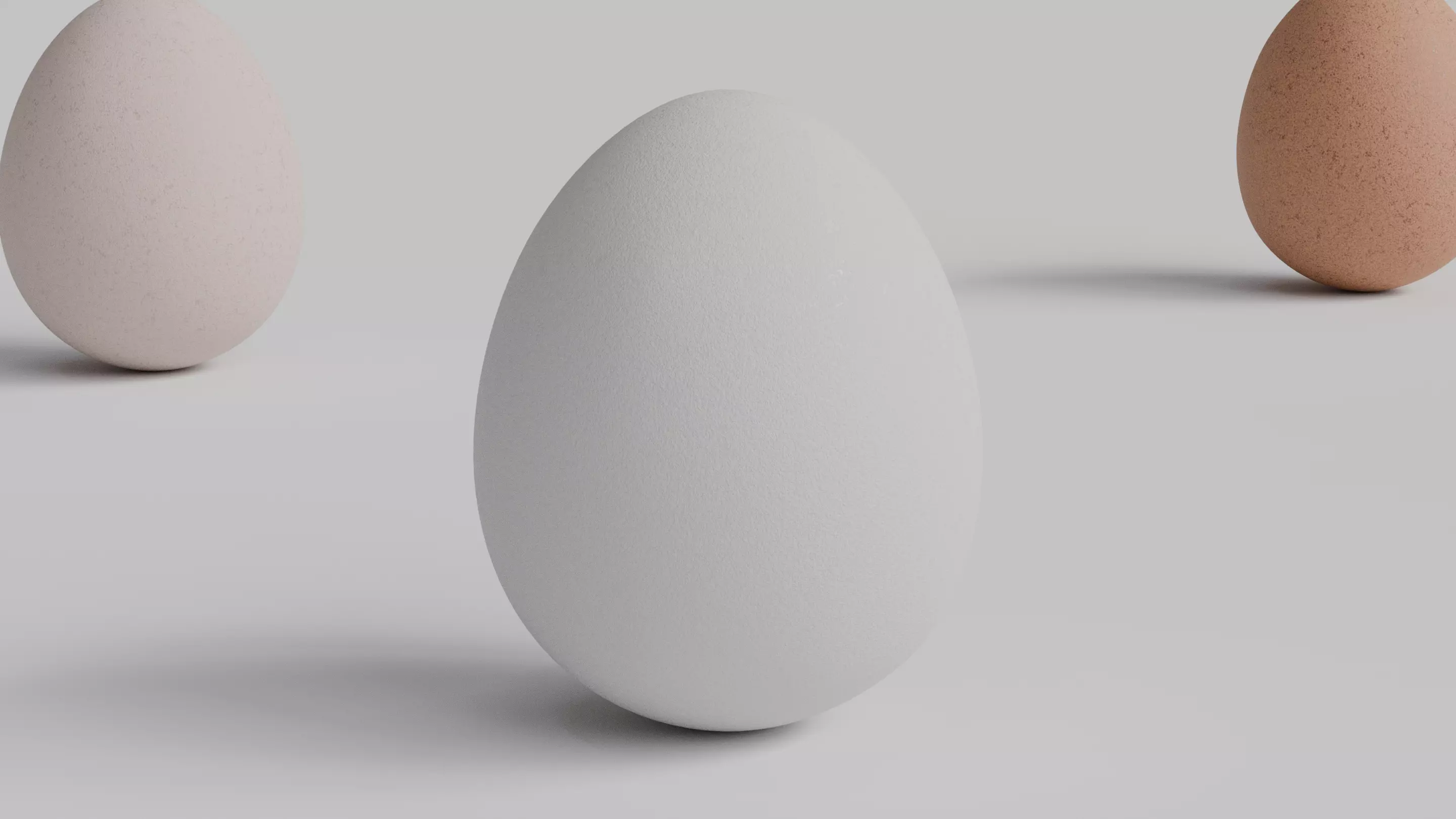 Egg Asset Pack 24 eggs 2 dozen Low-poly 3D model_25