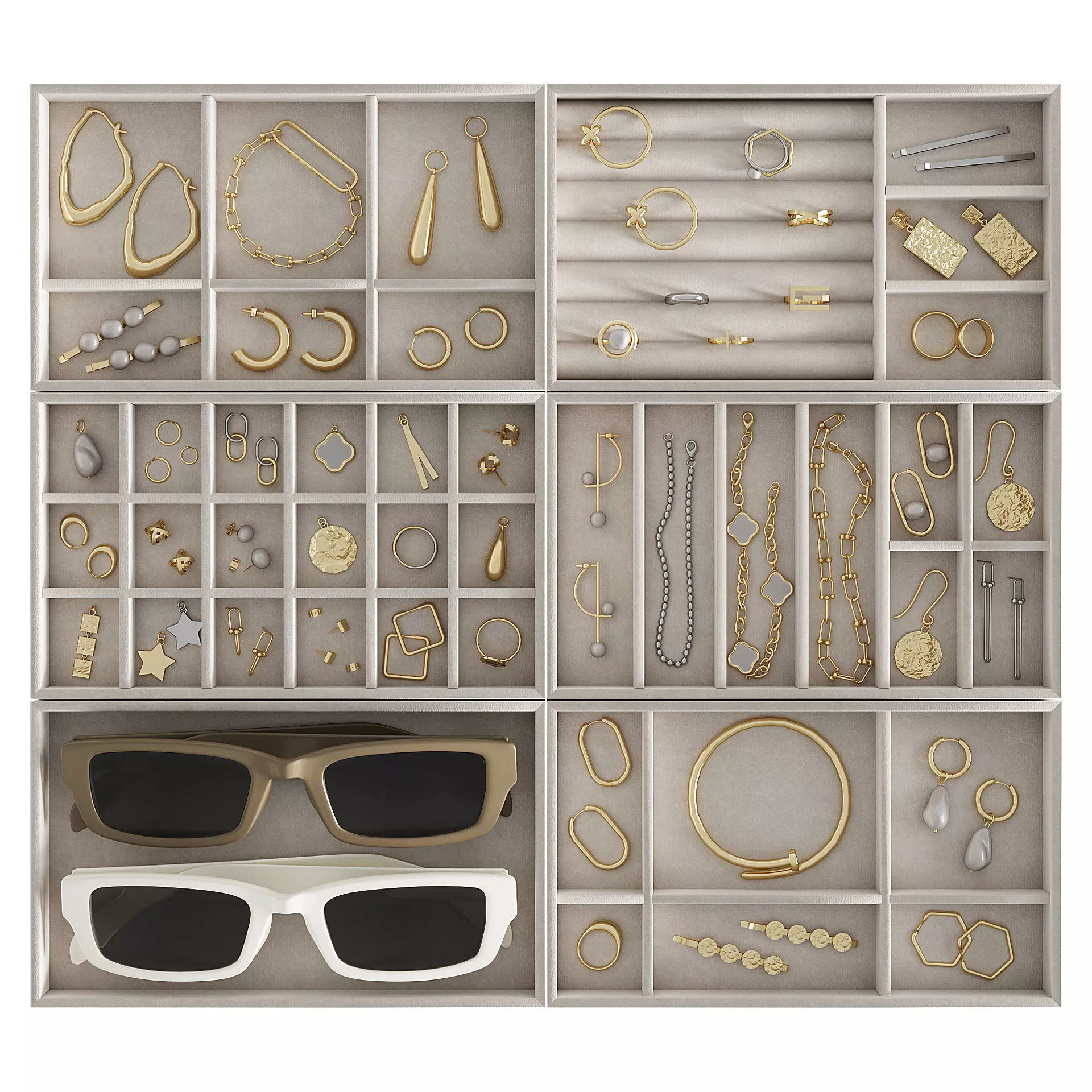 Jewellery Organizer 3D model_0